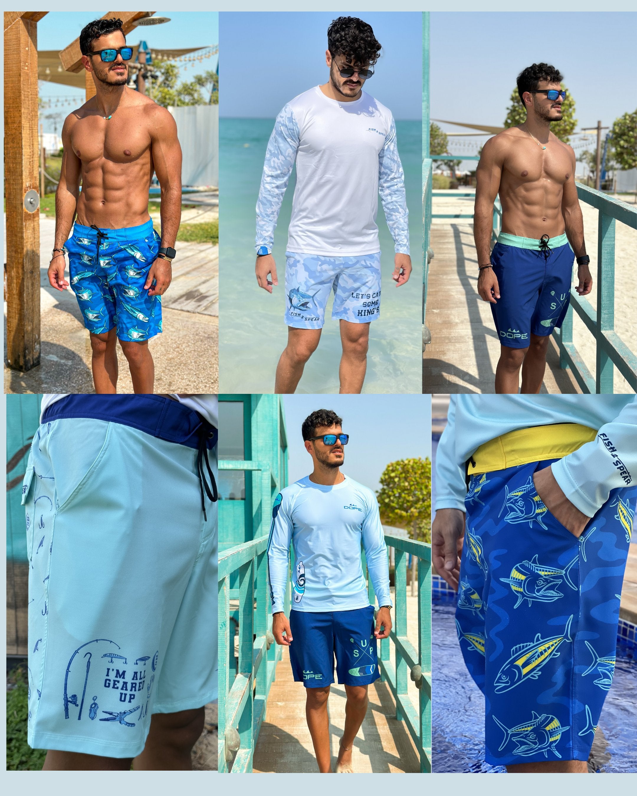 Fishing Shorts, Board Short, Swimming Short, Water Repellent Short